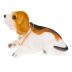 Universal Car Truck Lucky Beagle Dog Doll Shake Head Ornament Vehicle Decor Toy Piggy Bank, with Double Sided Tape - Image 4