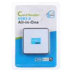 USB 3.0 All-in-1 Card Reader, Super Speed 5Gbps, Support CF / SD / TF / M2 / XD Card(White) - Image 6