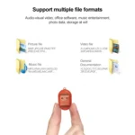 30 PCS Firefly Shape USB 2.0 TF Card Reader, Random Color Delivery(Baby Blue) - Image 6