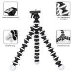 Flexible Grip Digital Camera Tripod Mount, Load: 2kgs(Black) - Image 5