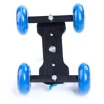 DEBO First Generation Camera Truck / Floor Table Video Slider Track Dolly Car for DSLR Camera / Camcorders(Blue) - Image 3