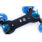 DEBO First Generation Camera Truck / Floor Table Video Slider Track Dolly Car for DSLR Camera / Camcorders(Blue) - Image 4