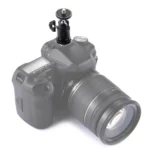 Aluminum Alloy Hot Shoe Tripod Heads, 1/4 inch Male Screw Adapter - Image 5