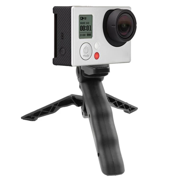 Portable Folding Desktop Stand Rotation Tripod For GoPro, Insta360, DJI and Other Action Cameras(Black)