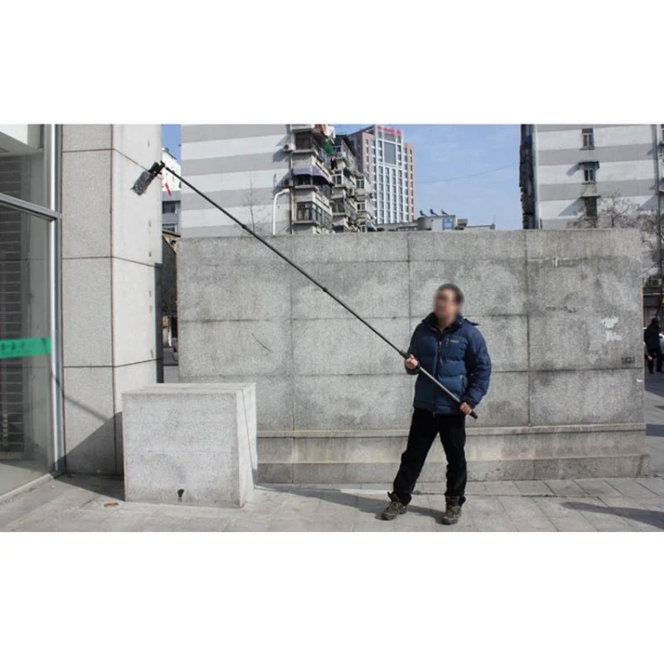 S-DCA-0850B_10.webp Aluminum Alloy Handheld Boom Pole Holder for SLR Camera / LED Light Microphone, Max Length: 173cm - Image 11