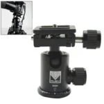 RUBY 005H Aluminium Magnesium Alloy Tripod Ball Head with Quick Release Plate Adapter(Black) - Image 2