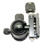 RUBY 005H Aluminium Magnesium Alloy Tripod Ball Head with Quick Release Plate Adapter(Black) - Image 3