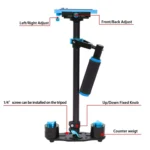 PULUZ 38.5-61cm Carbon Fiber Handheld Stabilizer for DSLR & DV Digital Video & Cameras, Capacity Range 0.5-3kg - Image 6