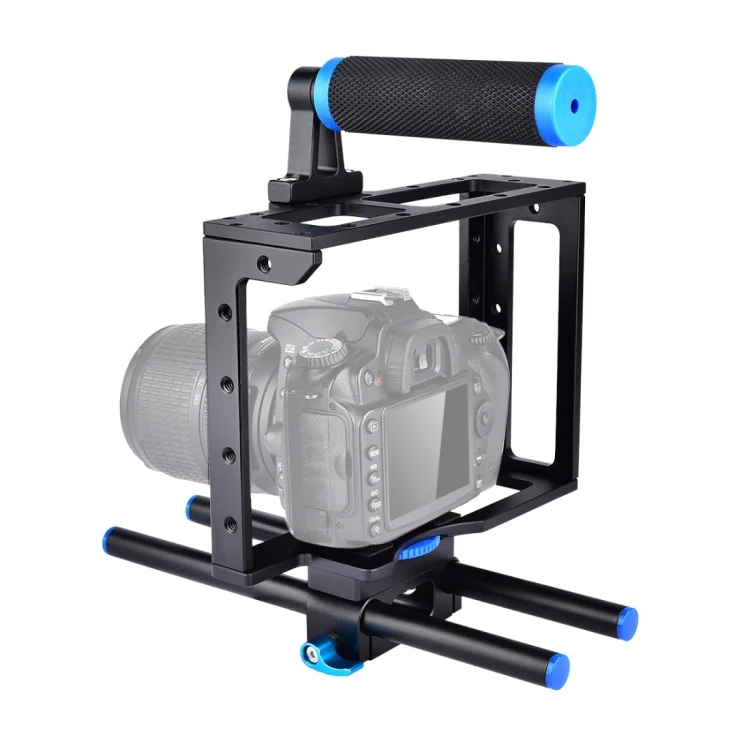 YELANGU YLG0107E Protective DSLR Camera Cage Stabilizer / Top Handle Set