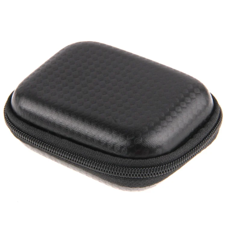 S-DCA-21052_2.webp Carbon Fiber Waterproof Portable Case for GoPro HERO11 Black/HERO10 Black / HERO9 Black / HERO8 Black / HERO7 /6 /5 /5 Session /4 Session /4 /3+ /3 /2 /1, DJI Osmo Action and Other Sport Cameras , Size: 8cm x 6cm x 2.5cm(Black) - Image 3