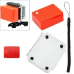Floaty Sponge Waterproof Case Backdoor Cover with Adhesive Sticker + Lanyard for SJ4000 / SJ5000 / SJ6000 - Image 2