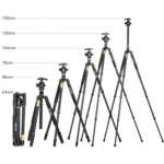 ZOMEI Z688 Portable Professional Travel Magnesium Alloy Material Tripod Monopod with Ball Head for Digital Camera - Image 4