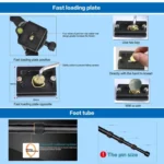 ZOMEI Z688 Portable Professional Travel Magnesium Alloy Material Tripod Monopod with Ball Head for Digital Camera - Image 10