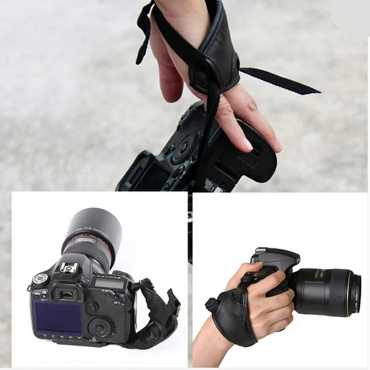 S-DCA-2316_4.webp Hand Grip Soft PU Leather Wrist Strap for Nikon / Canon / Sony Camera - Image 5