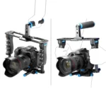 YELANGU YLG1103A-A Dual Handles Camera Shoulder Mount + Camera Cage Stabilizer Kit with Matte Box for DSLR Camera / Video Camera - Image 7