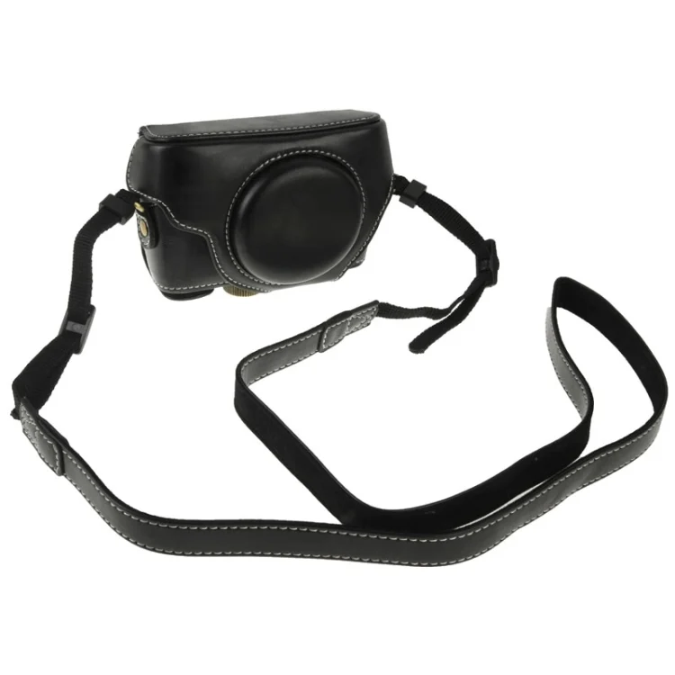 S-DCA-2461B_1.webp Retro Style PU Leather Camera Case Bag with Strap for Sony RX100 M3 / M4 / M5 - Image 2