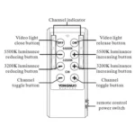 YONGNUO YN900 900pcs LED Illumination Dimming Studio 3200K-5500K Video Light - Image 15