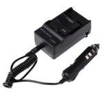 Digital Camera Battery Charger with Car Charger for Xiaomi Xiaoyi, US Plug - Image 4