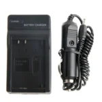 2 in 1 Digital Camera Battery Travel & Car Charger for Panasonic Lumix DMC-LF1 (DMW-BCN10 Battery)(Black) - Image 5