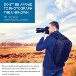 Digital Camera Battery Charger for Panasonic 005E/ BCC 12/ RIC-DB-60(Black) - Image 6