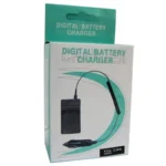 Digital Camera Battery Charger for CASIO CNP40(Black) - Image 7