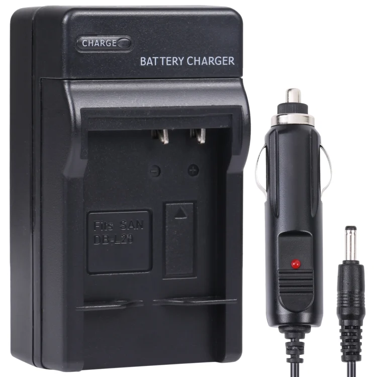 S-DCBC-1102.webp Digital Camera Battery Charger for SANYO DBL20(Black) - Image 1