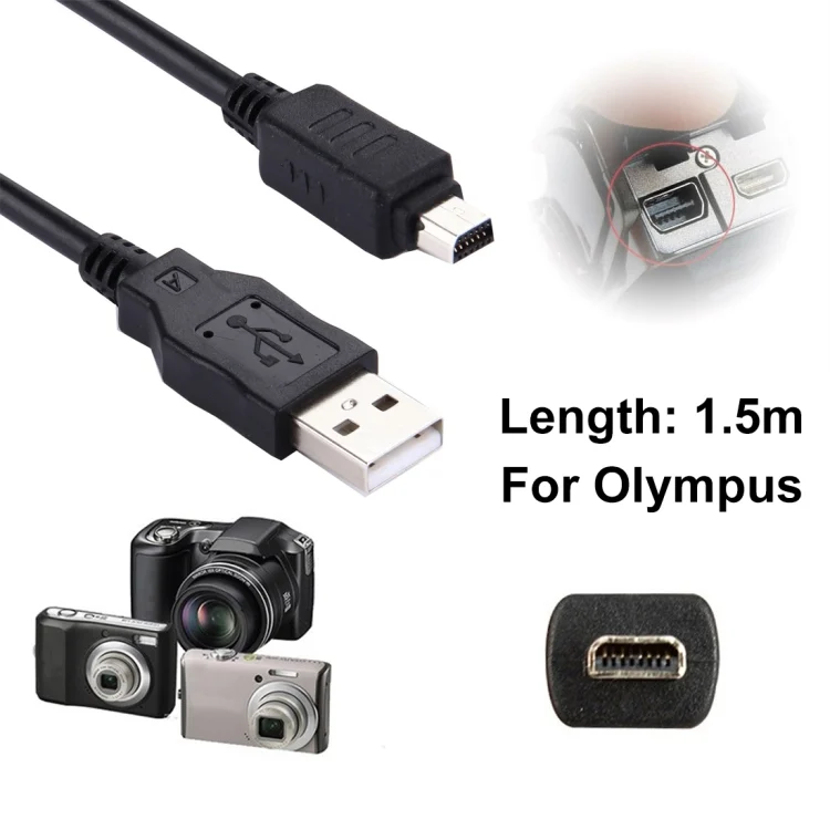 S-DCC-0501_3.webp Digital Camera Cable for Olympus, Length: 1.5m - Image 4