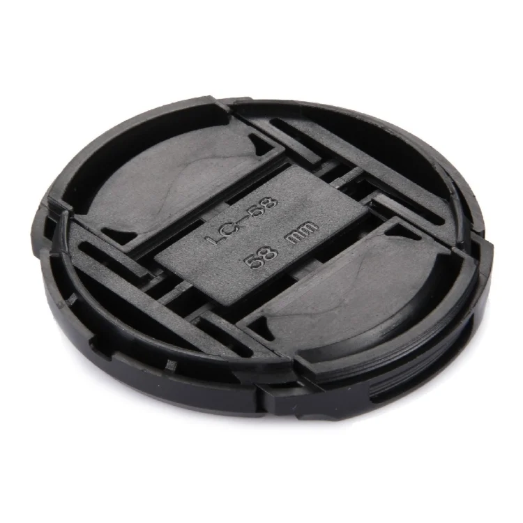 S-DLC-0301_2.webp 58mm Center Pinch Camera Lens Cap(Black) - Image 3