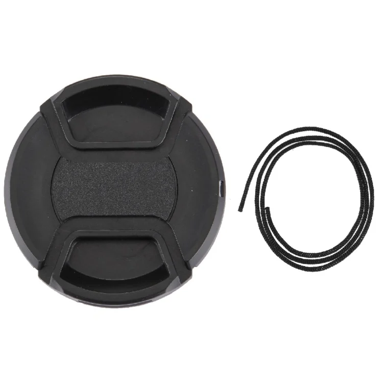S-DLC-0301_3.webp 58mm Center Pinch Camera Lens Cap(Black) - Image 4