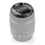 58mm Center Pinch Camera Lens Cap(Black) - Image 5