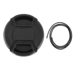 52mm Center Pinch Camera Lens Cap(Black) - Image 4