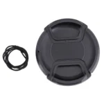 67mm Center Pinch Camera Lens Cap(Black) - Image 2