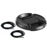72mm Center Pinch Camera Lens Cap(Black) - Image 4