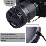 72mm Center Pinch Camera Lens Cap(Black) - Image 5