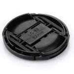 62mm Center Pinch Camera Lens Cap(Black) - Image 3