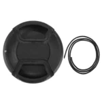 62mm Center Pinch Camera Lens Cap(Black) - Image 4