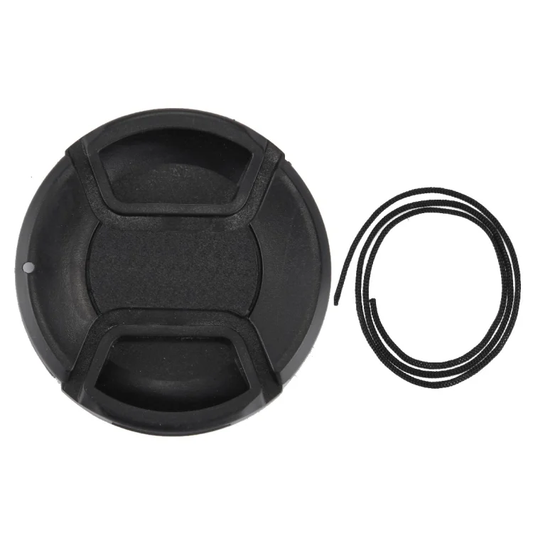 S-DLC-0305_3.webp 62mm Center Pinch Camera Lens Cap(Black) - Image 4