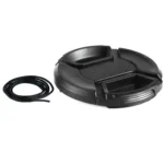 77mm Center Pinch Camera Lens Cap(Black) - Image 4