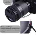 77mm Center Pinch Camera Lens Cap(Black) - Image 5