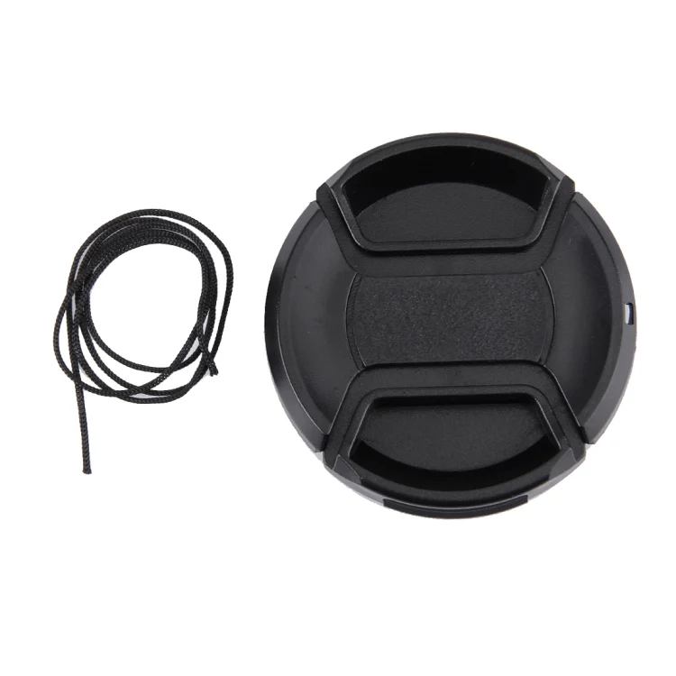 S-DLC-0307_1.webp 55mm Center Pinch Camera Lens Cap(Black) - Image 2