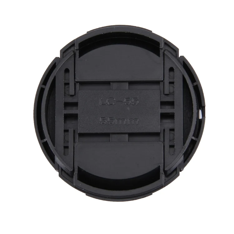 S-DLC-0307_3.webp 55mm Center Pinch Camera Lens Cap(Black) - Image 4