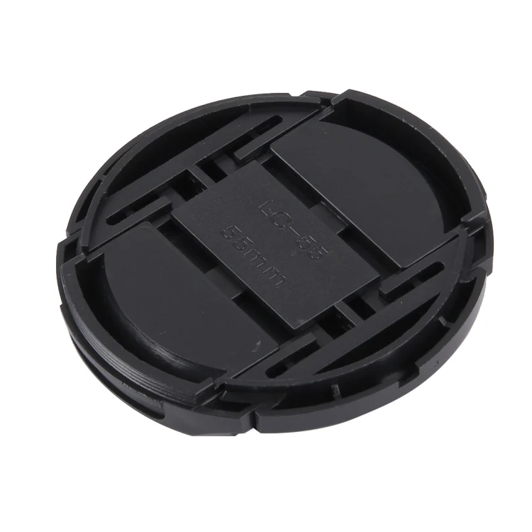 S-DLC-0307_4.webp 55mm Center Pinch Camera Lens Cap(Black) - Image 5