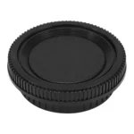 Camera Body Cover & Rear Lens Cap for Minolta MD(Black) - Image 2
