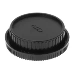 Camera Body Cover & Rear Lens Cap for Minolta MD(Black) - Image 3
