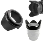 58mm Lens Hood for Cameras(Screw Mount)(Black) - Image 2