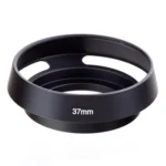 37mm Metal Vented Lens Hood for Leica(Black)