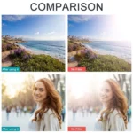 37mm Metal Vented Lens Hood for Leica(Black) - Image 7