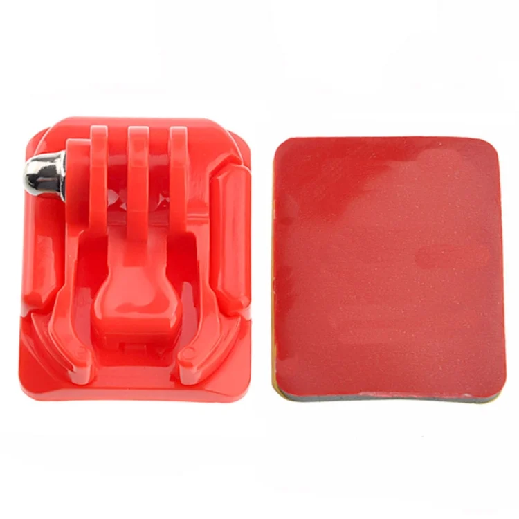 S-DLP-0058.webp Curved Surface Mount + Mount Stickers for GoPro, Insta360, DJI and Other Action Cameras(Red) - Image 1