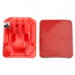 Curved Surface Mount + Mount Stickers for GoPro, Insta360, DJI and Other Action Cameras(Red) - Image 2