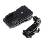 360 Degree Rotation J Shape Backpack Hat Clip Fast Clamp Mount for Xiaomi Yi Sport Camera(XM17) - Image 5